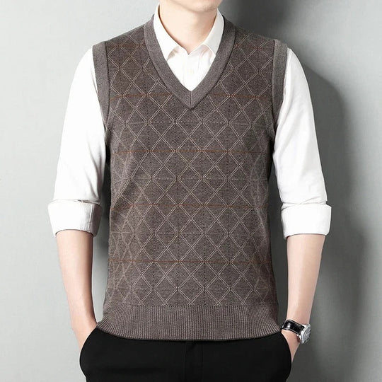 Damen Stricktop Lässig Wolle 1