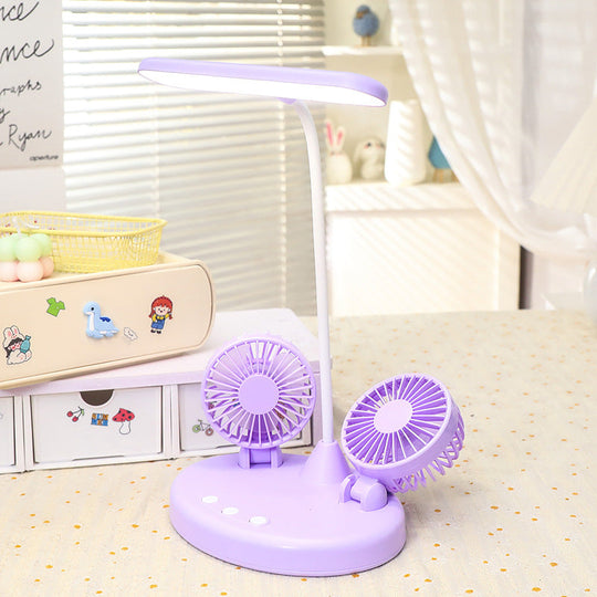Damen Tischventilator mit LED-Beleuchtung und verstellbarem Neigungswinkel 4