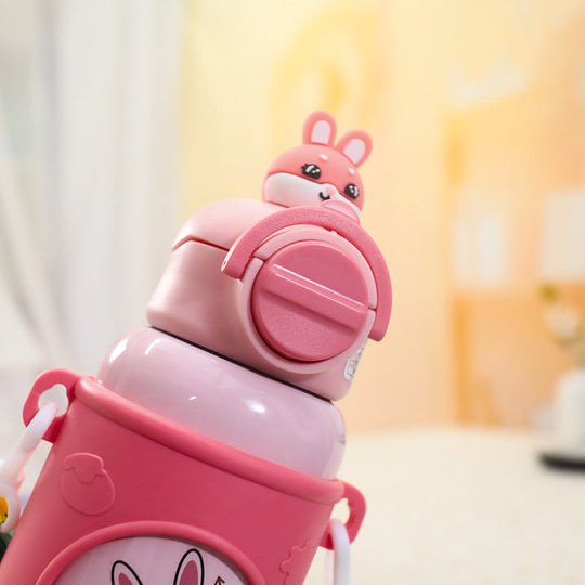 Damen Trinkflasche Isoliert mit Frosch-Design 3
