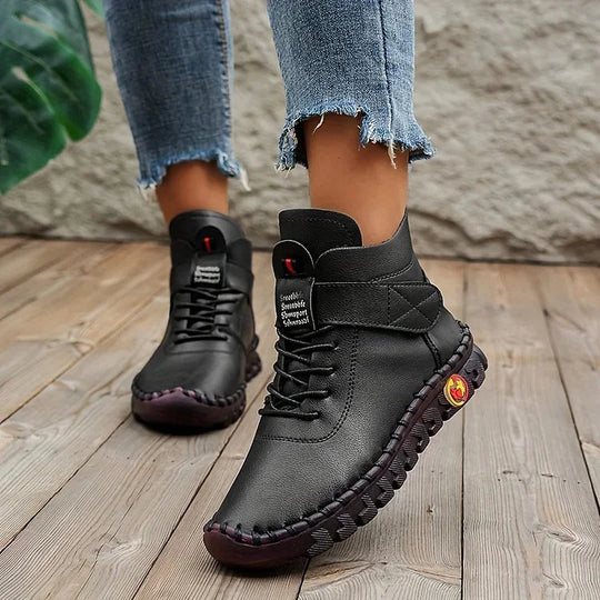 Damen Winter Sneakers Stiefel Trendy Warm 2
