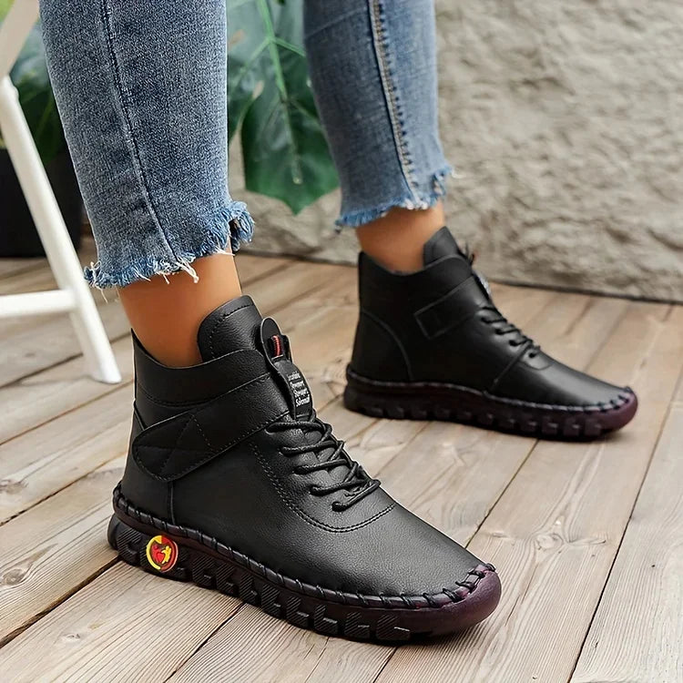 Damen Winter Sneakers Stiefel Trendy Warm 6