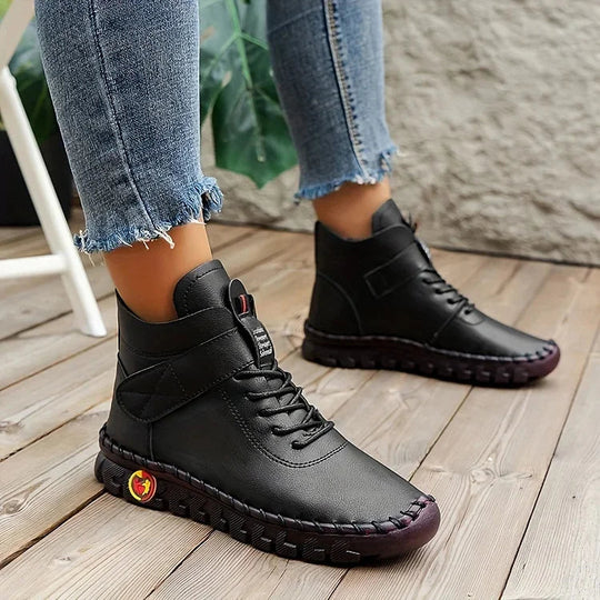 Damen Winter Sneakers Stiefel Trendy Warm 6