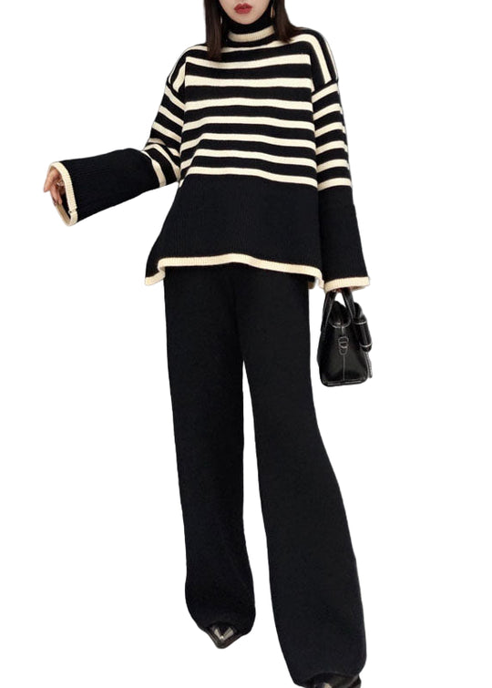 Damen Zweiteiliges Anzug-Set mit Rollkragenpullover 0