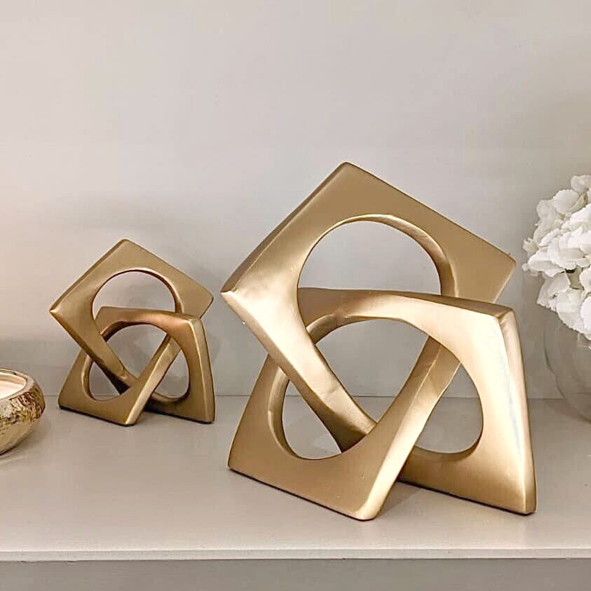 Dekorative Skulptur Knotendesign für Stilvolle Innenräume 1