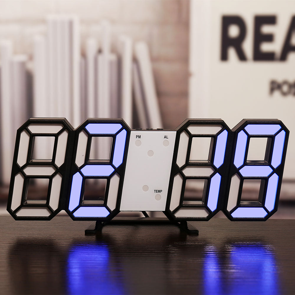 Digitale Uhr mit Alarmfunktion und modernem Design 0