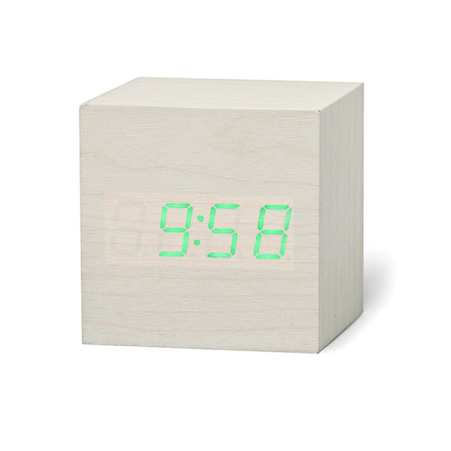 Digitaler LED Wecker CubeGlow im modernen Design 7