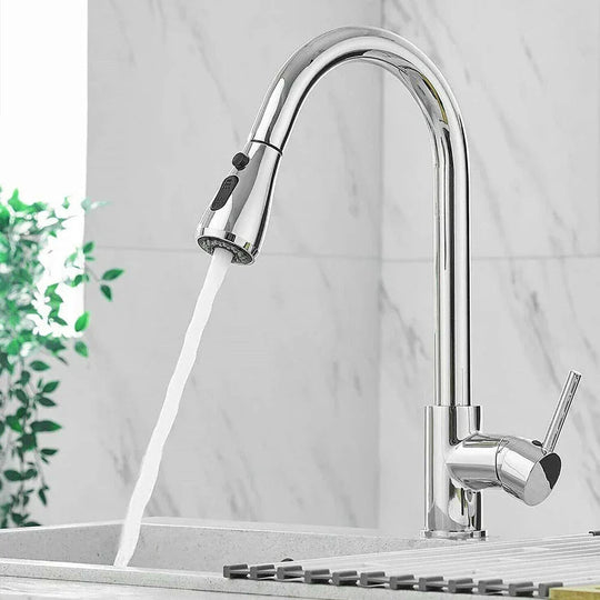 Einhebel-Wasserhahn mit Duschfunktion für moderne Küchen 6