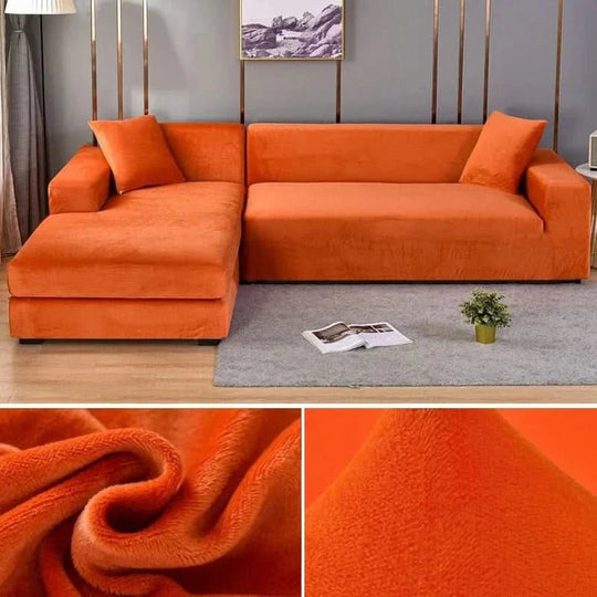 Elastischer Sofabezug für Jedes Wohnzimmer - Stylischer Couch Bezug für L-förmige Sofas und Akzentsessel 5