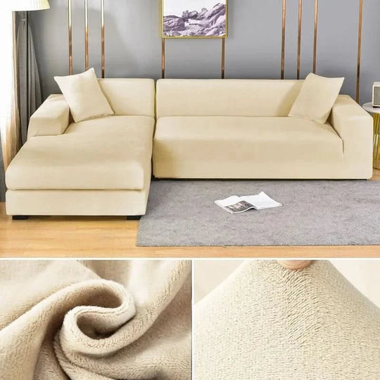 Elastischer Sofabezug für Jedes Wohnzimmer - Stylischer Couch Bezug für L-förmige Sofas und Akzentsessel 7