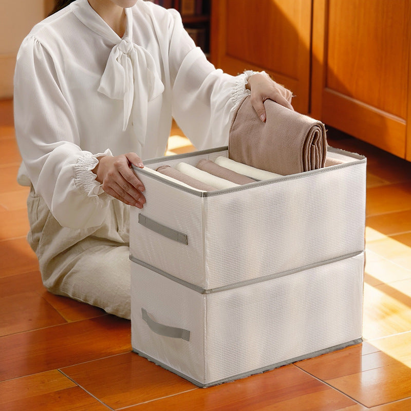 Faltbare Aufbewahrungsbox Mit Fächern Für Kleidung Ordnungssystem 0
