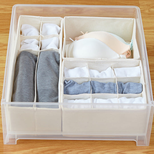 Faltbare Aufbewahrungsbox Mit Fächern Für Kleidung Ordnungssystem 1