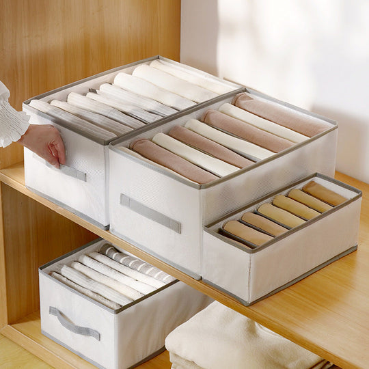 Faltbare Aufbewahrungsbox Mit Fächern Für Kleidung Ordnungssystem 2