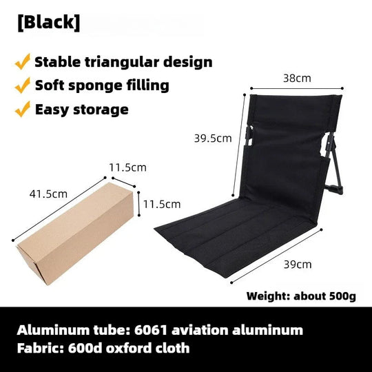 Faltbarer Campingstuhl Klappbar Ultraleicht für Outdoor-Aktivitäten 8