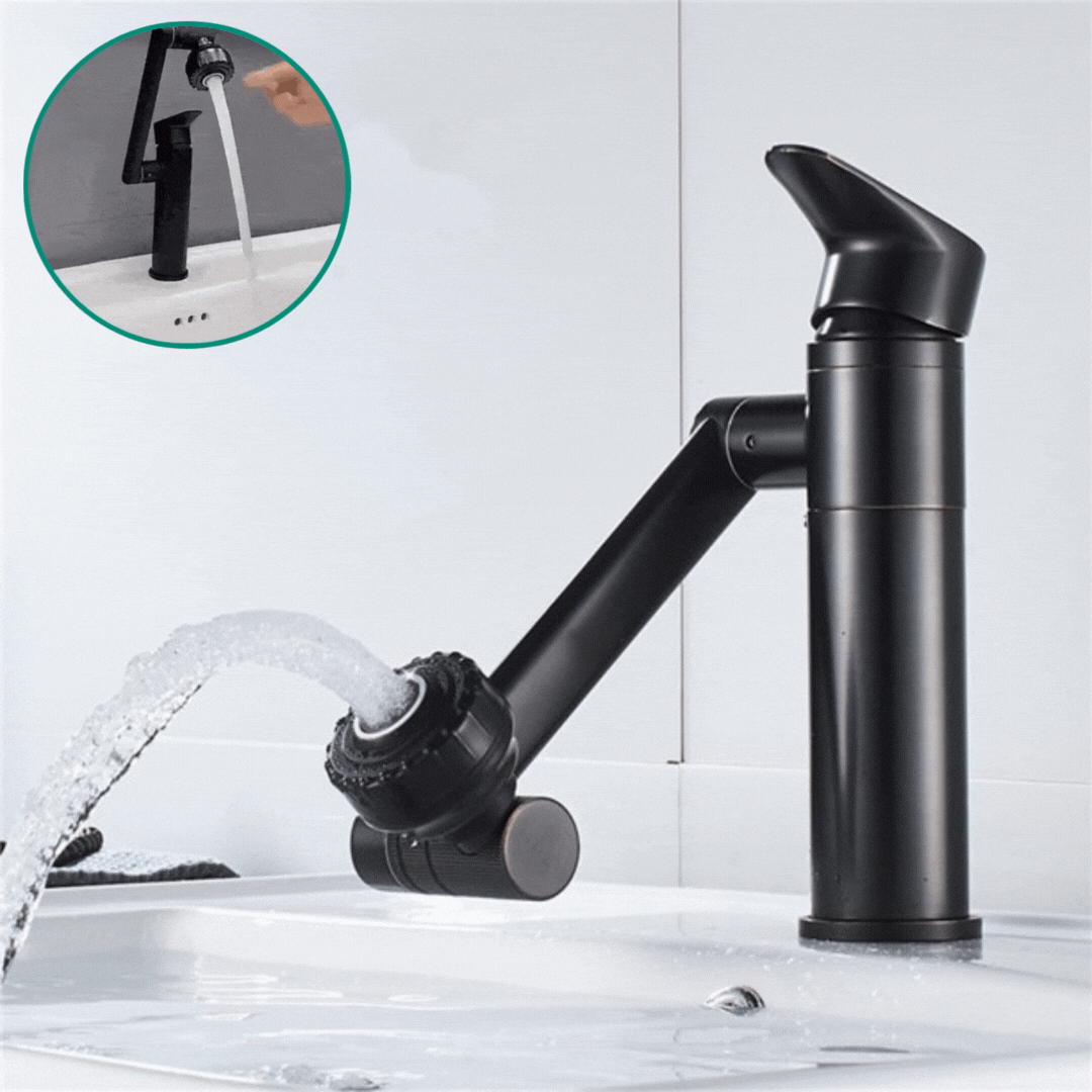 Flexibler Wasserhahn Küche mit 360° Drehfunktion – Praktische Küchenarmatur für Waschtische 1