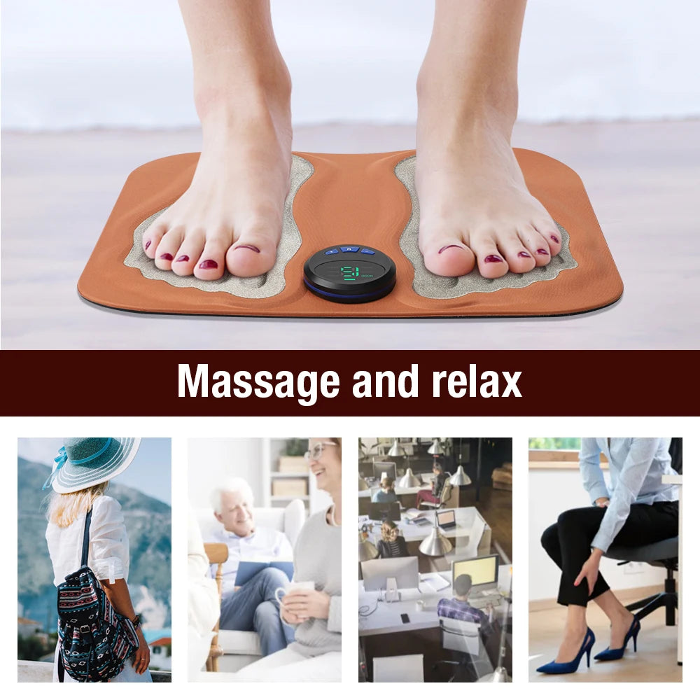 Fußmassagegerät 3D für Entspannung und Wohlbefinden - Tragbares Massagegerät für die Füße 4