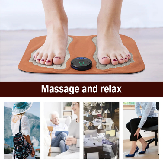Fußmassagegerät 3D für Entspannung und Wohlbefinden - Tragbares Massagegerät für die Füße 4