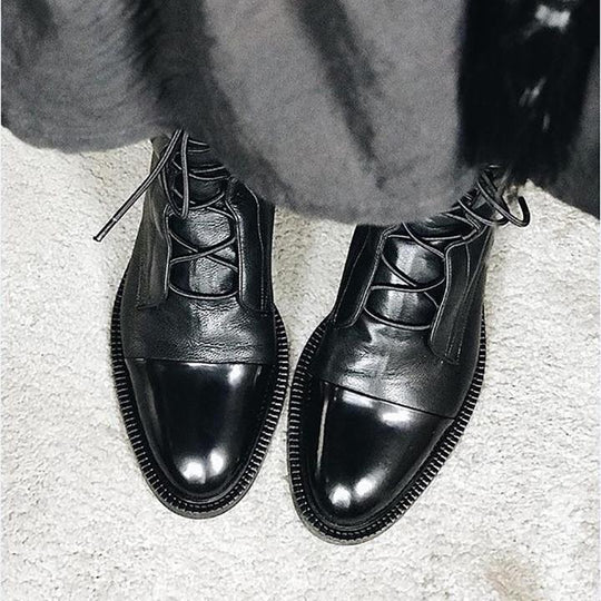 Damen Stiefel Klassisch Synthetisches Leder, Elegante und Vielseitige Stiefel für Jeden Anlass 3
