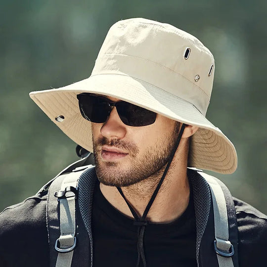 Herren Fischerhut Breiter Rand für Sommer Outdoor Aktivitäten 1