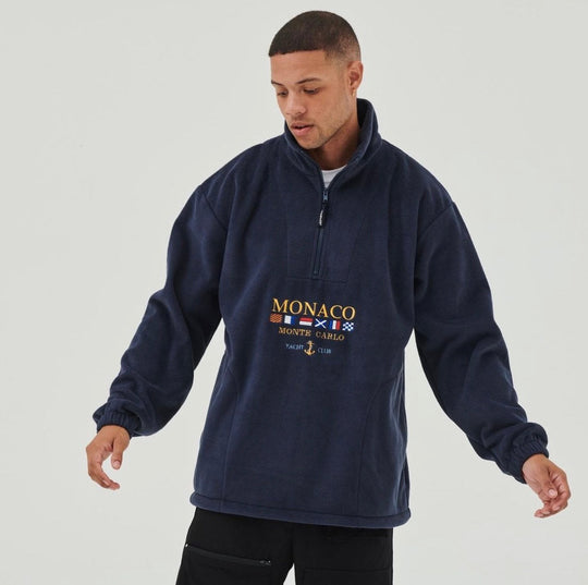 Herren Pullover mit Halbreißverschluss im Old Money Stil 2