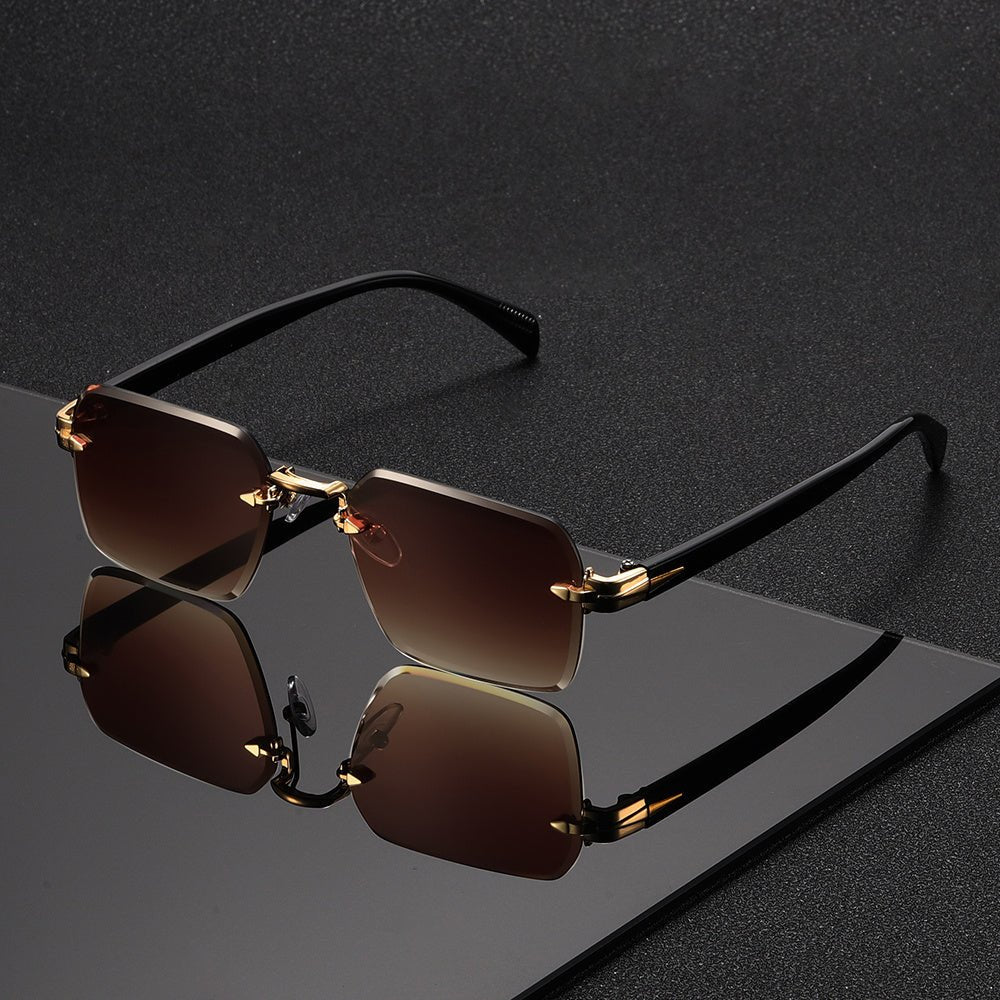 Herrenbrille Randlos Minimalistisch 7
