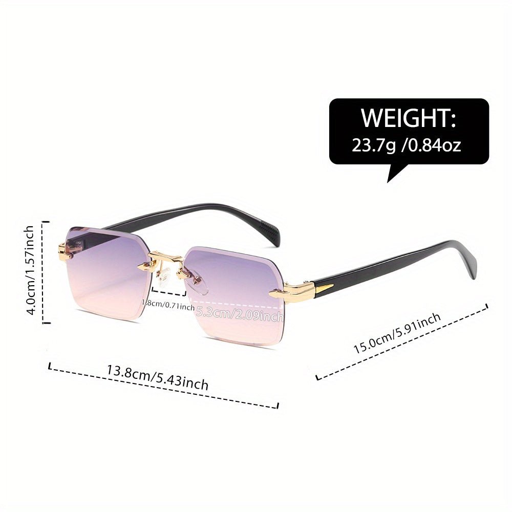Herrenbrille Randlos Minimalistisch 8