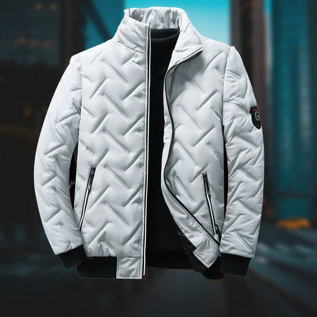 Herrenjacke Winter Warm Mit Stil und Praktischen Taschen 2