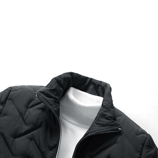 Herrenjacke Winter Warm Mit Stil und Praktischen Taschen 4