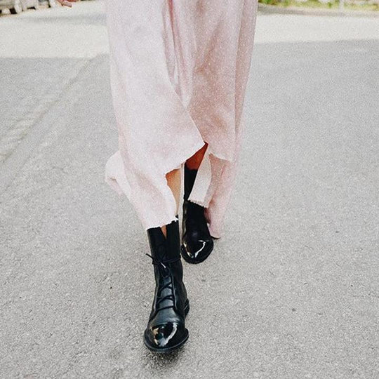 Damen Stiefel Klassisch Synthetisches Leder, Elegante und Vielseitige Stiefel für Jeden Anlass 6