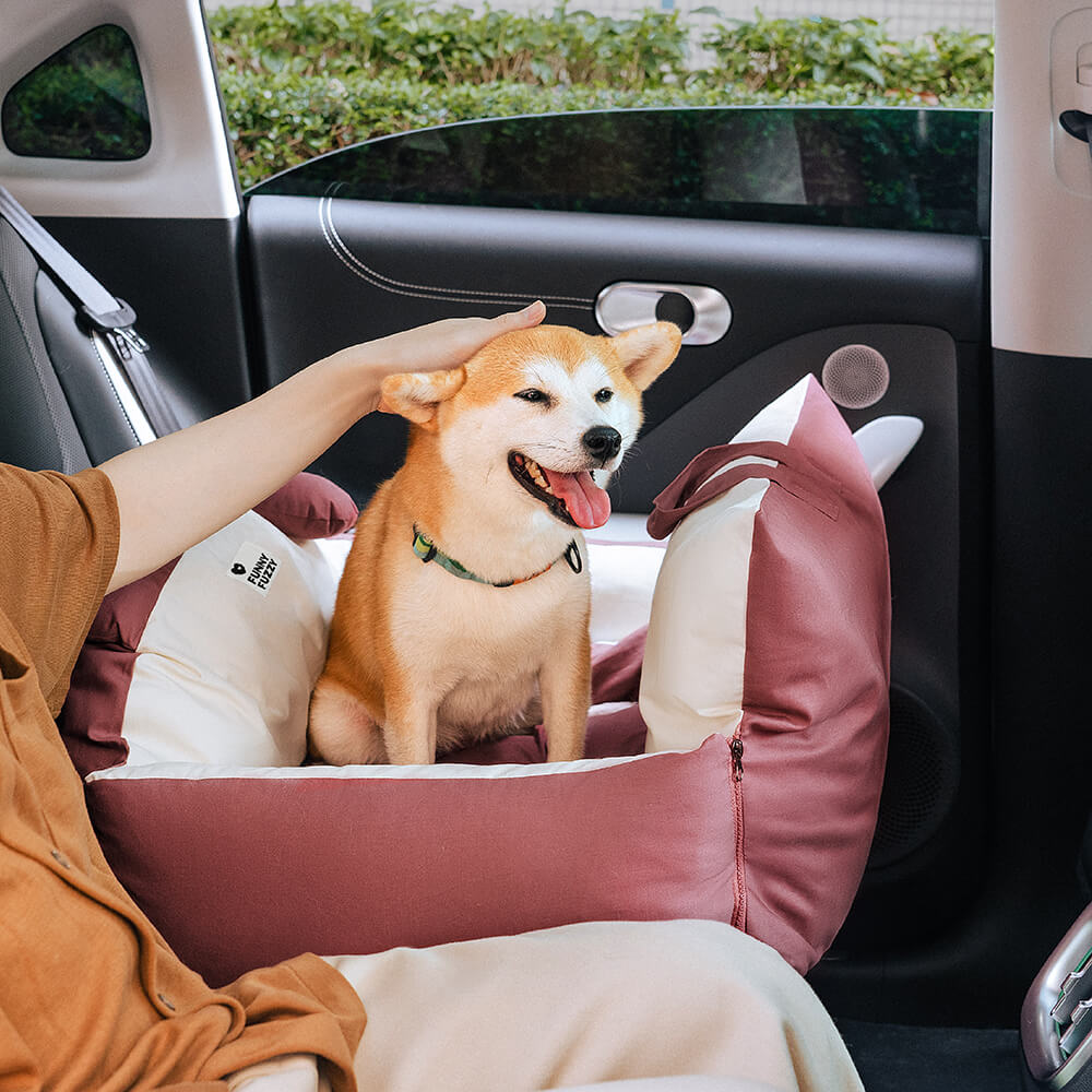 Hunde Auto-Bett Multifunktional für Komfort und Sicherheit 5