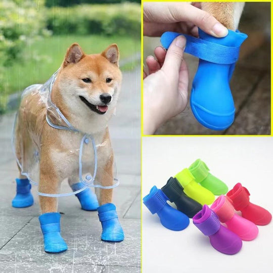 Hunde Stiefel Wasserdicht für Outdoor-Aktivitäten Anti-Rutsch Design 2