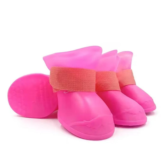 Hunde Stiefel Wasserdicht für Outdoor-Aktivitäten Anti-Rutsch Design 4