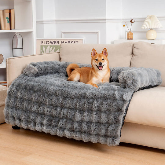 Hundebett PlushNest für Haustiere – Gemütliches Hundesofa mit Rutschfester Unterseite und Vielseitigem Design 0