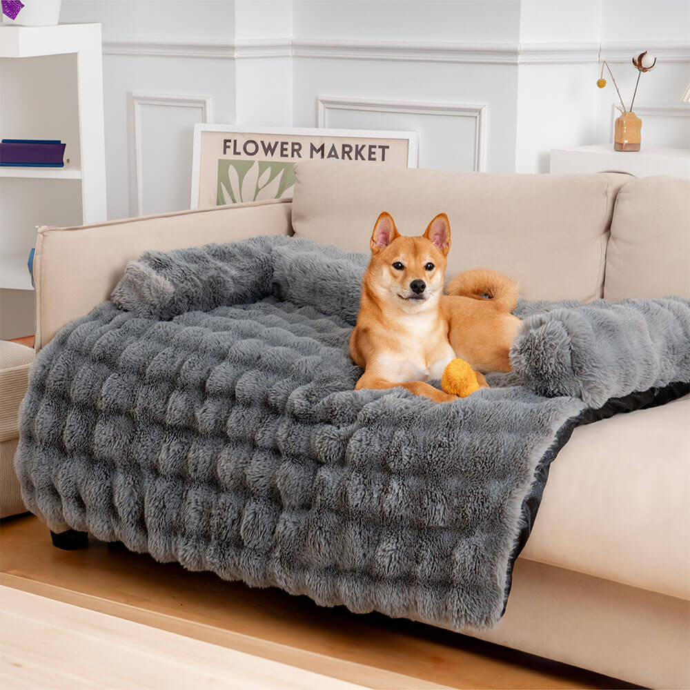 Hundebett PlushNest für Haustiere – Gemütliches Hundesofa mit Rutschfester Unterseite und Vielseitigem Design 7