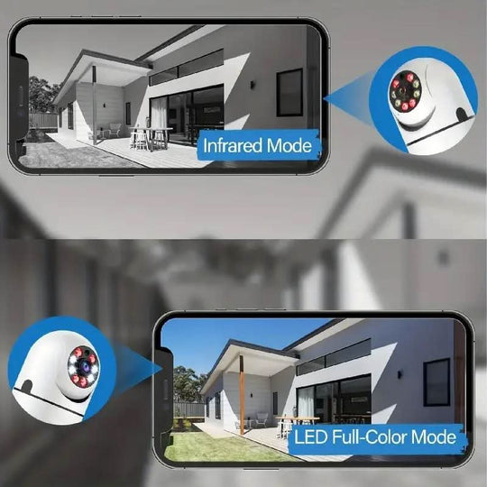 Intelligente Überwachungskamera Außen mit 360°-Überwachung und Live Übertragung auf Handy 4