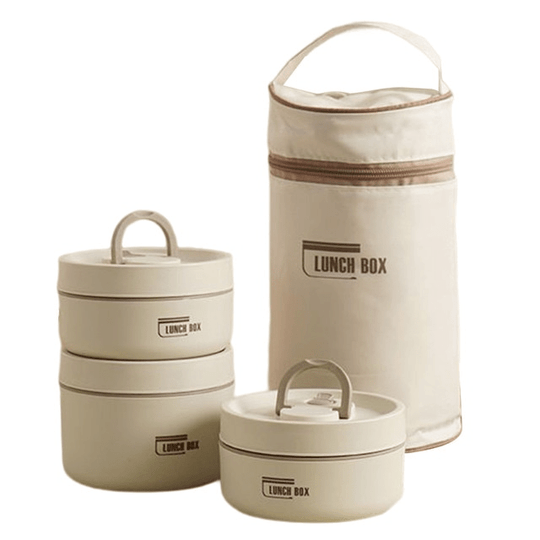 Isolierte Lunchbox für Warme Mahlzeiten Unterwegs mit Tragetasche 22