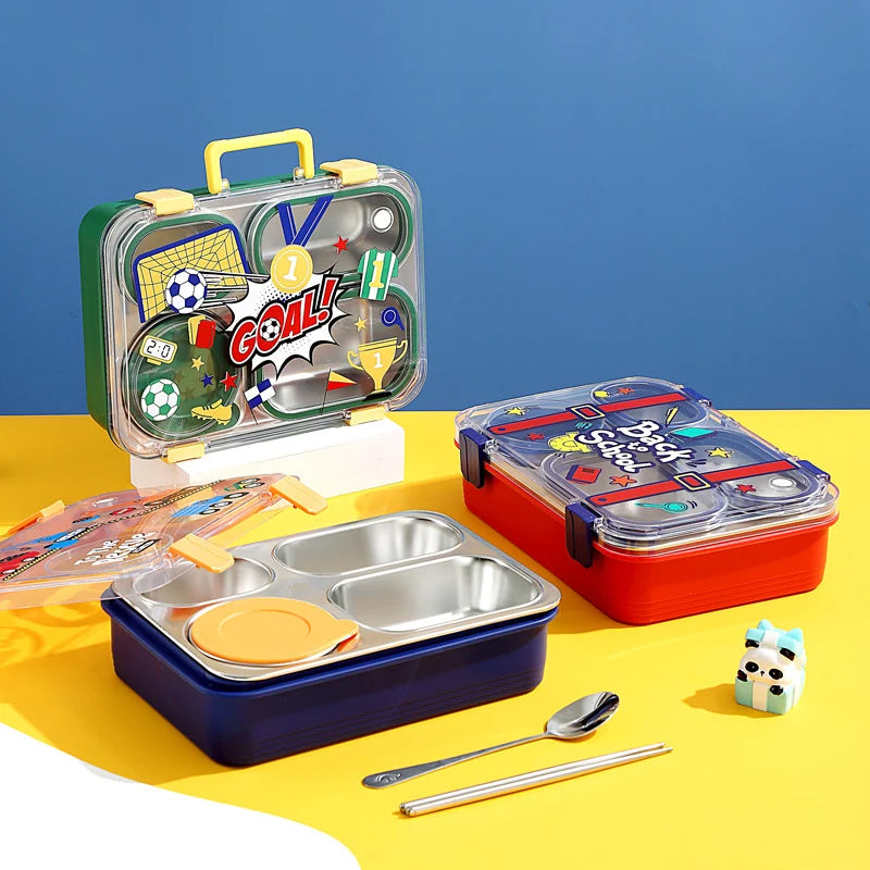 Kinder Lunchbox-Set mit spielerischen Motiven 7