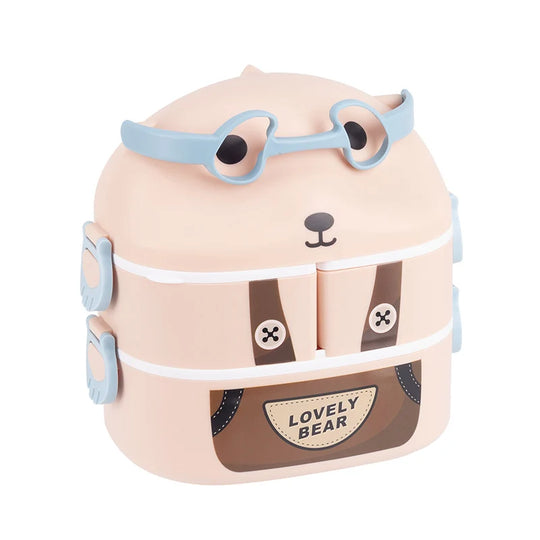 Kinder Lunchbox mit Tiermotiven Tragbar und Praktisch 2