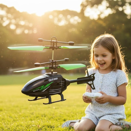Kinder Mini Helikopter Einfach Zu Steuern für Anfänger Indoor Flugspaß 0