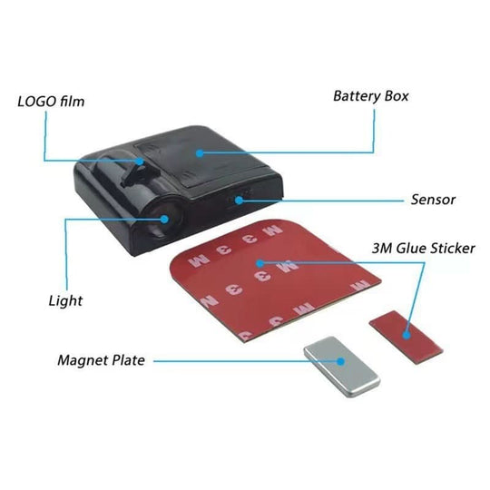 LED-Autotürprojektor mit Individuellem Logo für Fahrzeuge 6