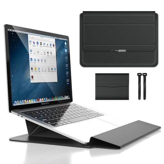 Laptop Hülle Schlank für 15,6 Zoll und 14 Zoll Laptops, Wasserdicht und Stoßfest, Multifunktionale Laptoptasche 8