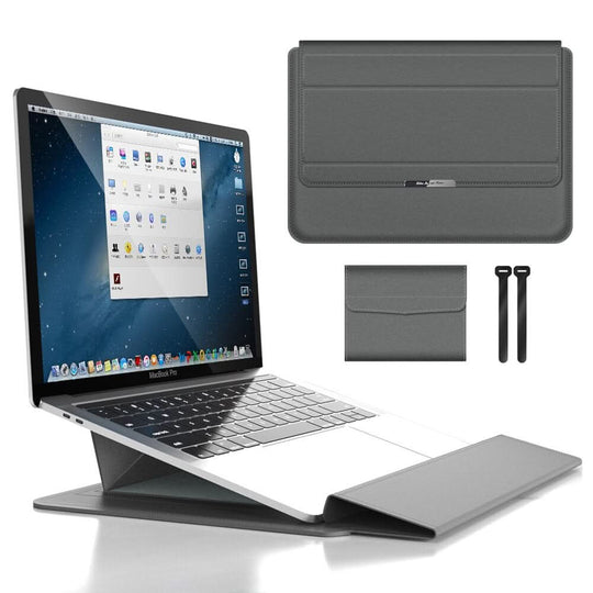 Laptop Hülle Schlank für 15,6 Zoll und 14 Zoll Laptops, Wasserdicht und Stoßfest, Multifunktionale Laptoptasche 9