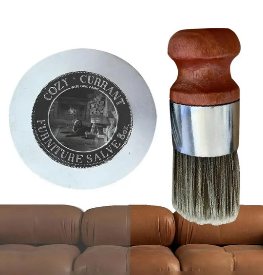 Lederpflege Creme für Möbel - Revitalisierende Pflege für Ledersofas und Oberflächen 2