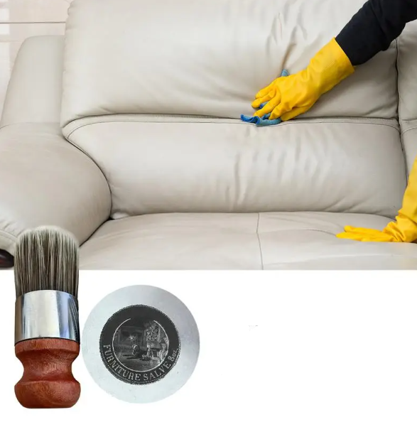 Lederpflege Creme für Möbel - Revitalisierende Pflege für Ledersofas und Oberflächen 6