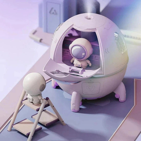 Luftbefeuchter Astronauten-Design mit Nachtlicht und Aroma-Diffusor 3