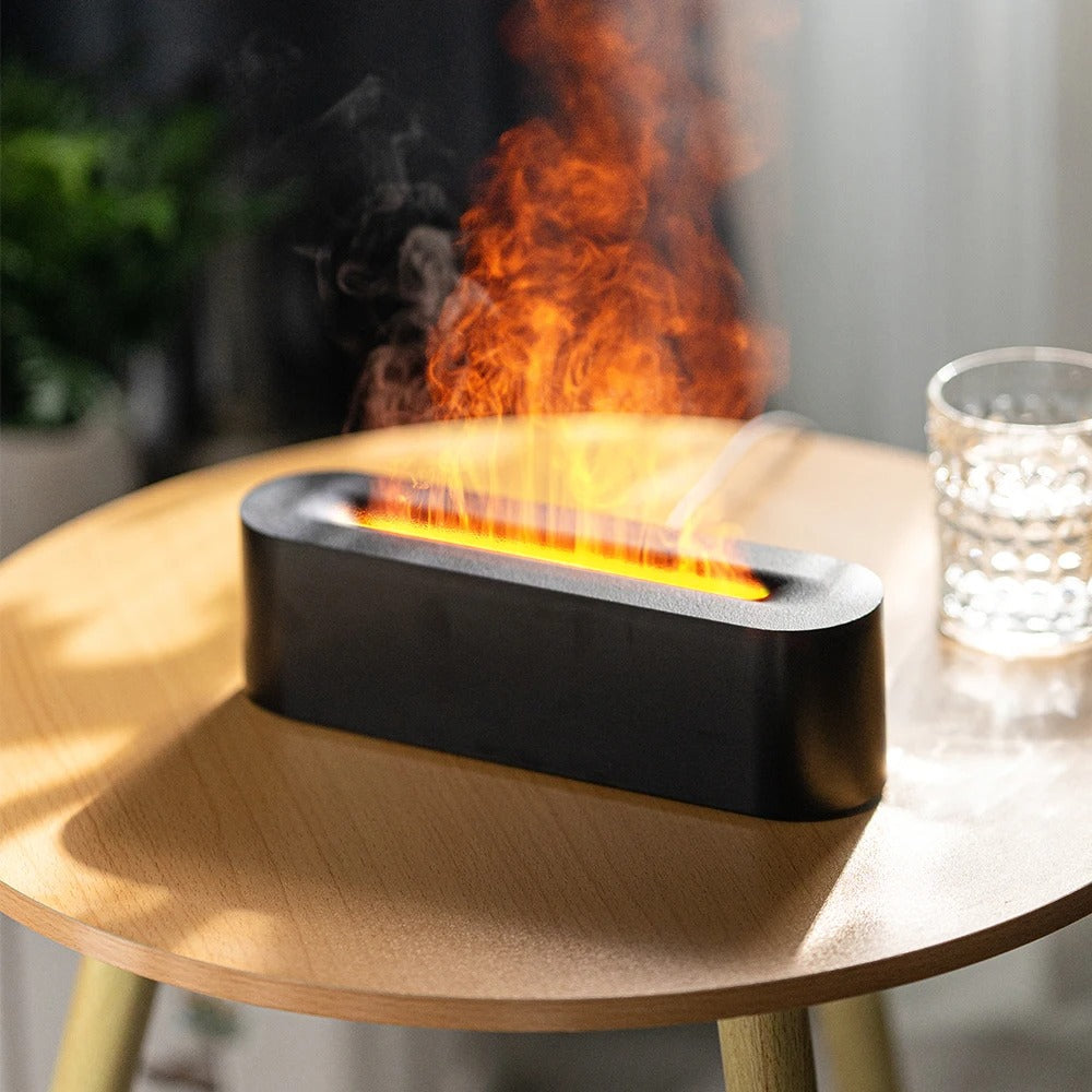 Luftbefeuchter mit Flammeneffekt für ein gemütliches Ambiente 2