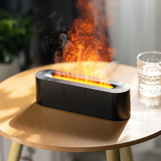Luftbefeuchter mit Flammeneffekt für ein gemütliches Ambiente 2