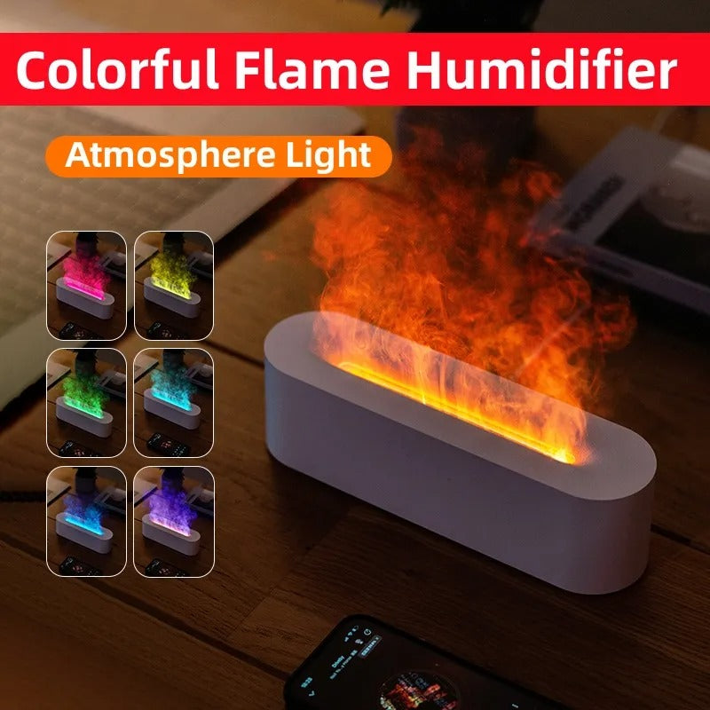 Luftbefeuchter mit Flammeneffekt für ein gemütliches Ambiente 4
