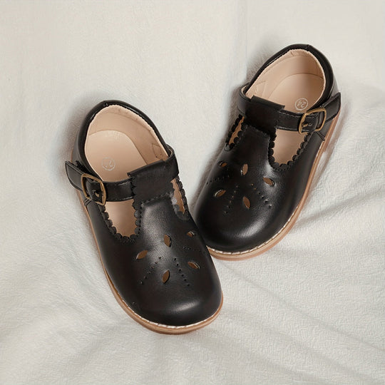 Mädchenschuhe Vintage Stil Flach mit Antirutschsohle 23-38 7