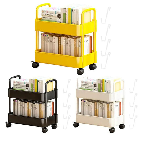 Mobiler Bücherwagen mit Rädern für vielseitige Nutzung 3