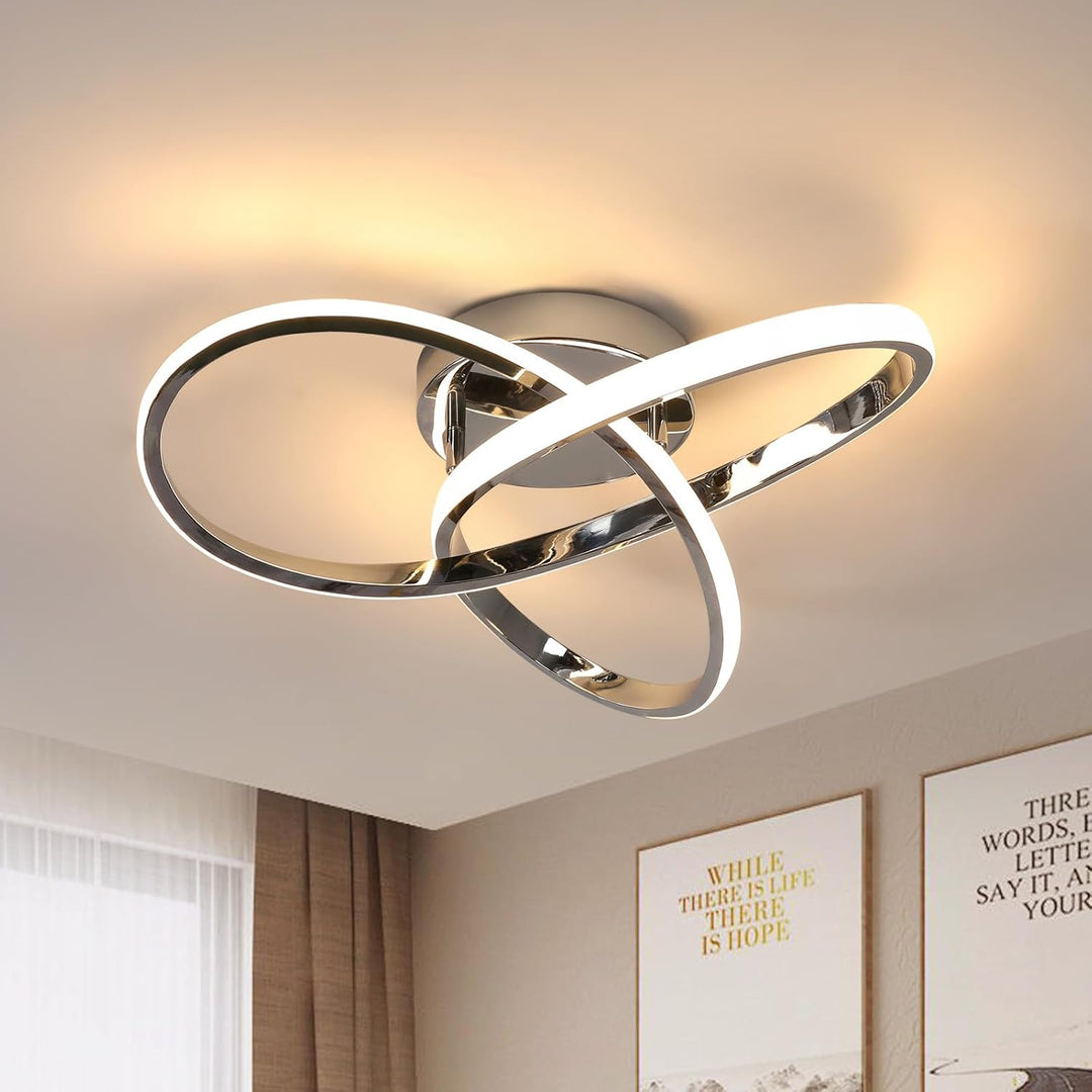 Moderne LED Deckenleuchte Blumendesign für Wohnzimmer und Wohnräume 0